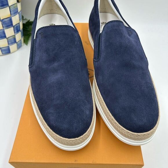 Men’sTod’s suede slip on sneakers size 12 made in Italy - Picture 3 of 10